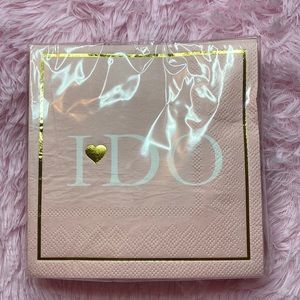 Wedding reception beverage napkins 40 ct